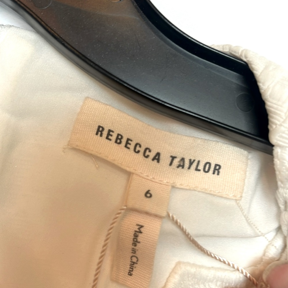 Rebecca Taylor - White Lace Top- NEW w/Tags - Picture 8 of 16